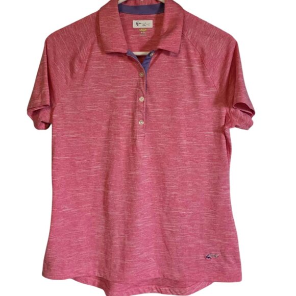 EUC Greg Norman Play Dry Short Sleeve Shirt - Picture 1 of 4